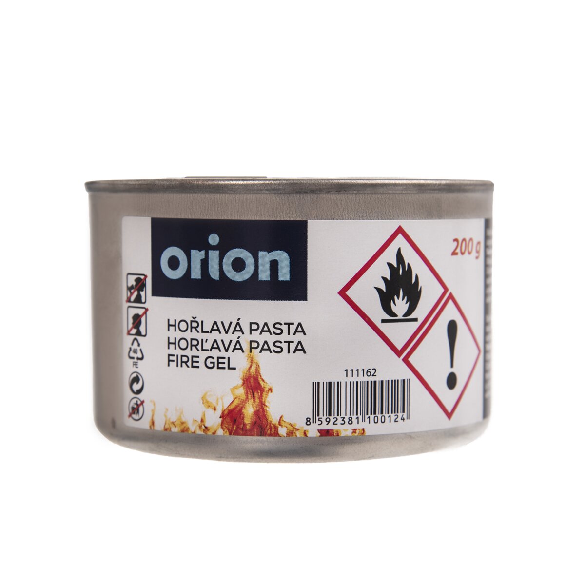 Orion Hořlavá pasta, gel Firegel 200g, 111162 pod chafing, ohřívače jídel