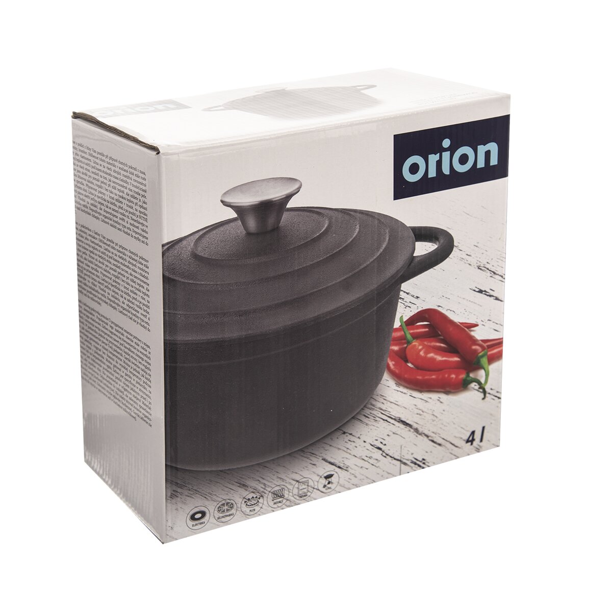 Orion Hrnec LITINA 4 l, 23 cm poklice 113302