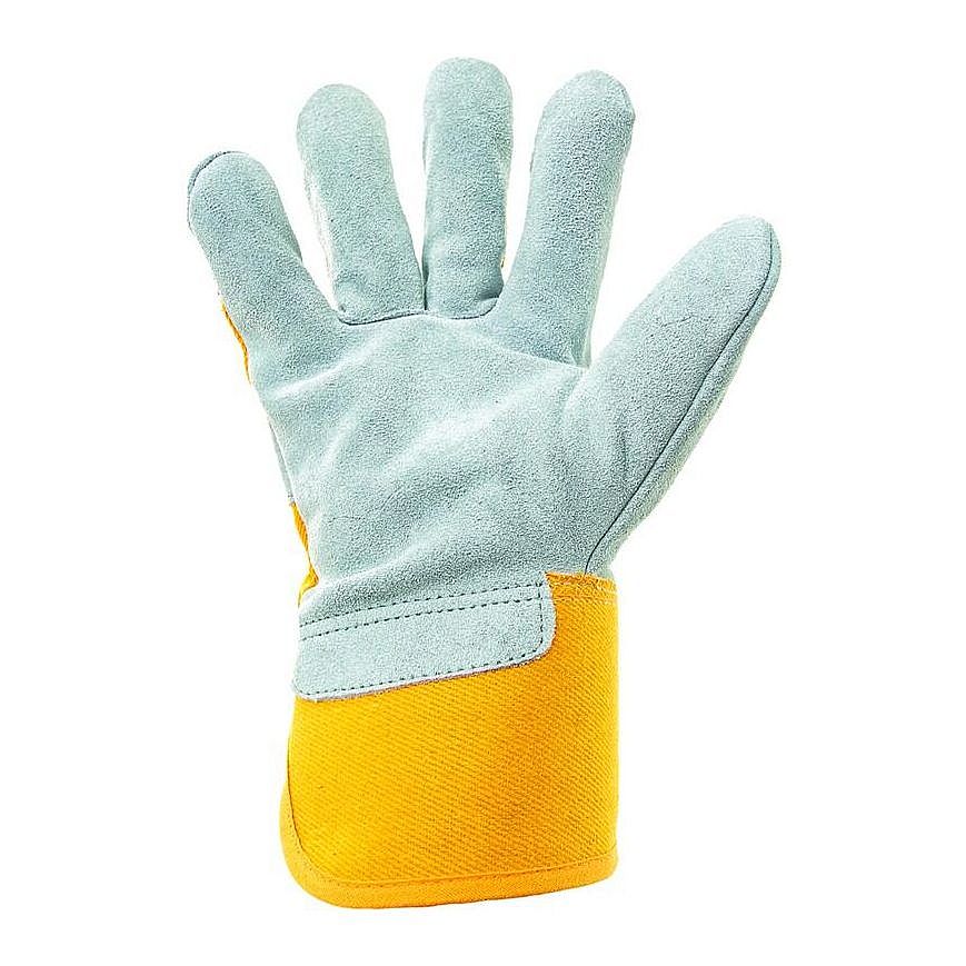 Zimní pracovní rukavice Dingo Winter kombi, velikost 11" šedo-žluté CXS CA370000100011 - pár