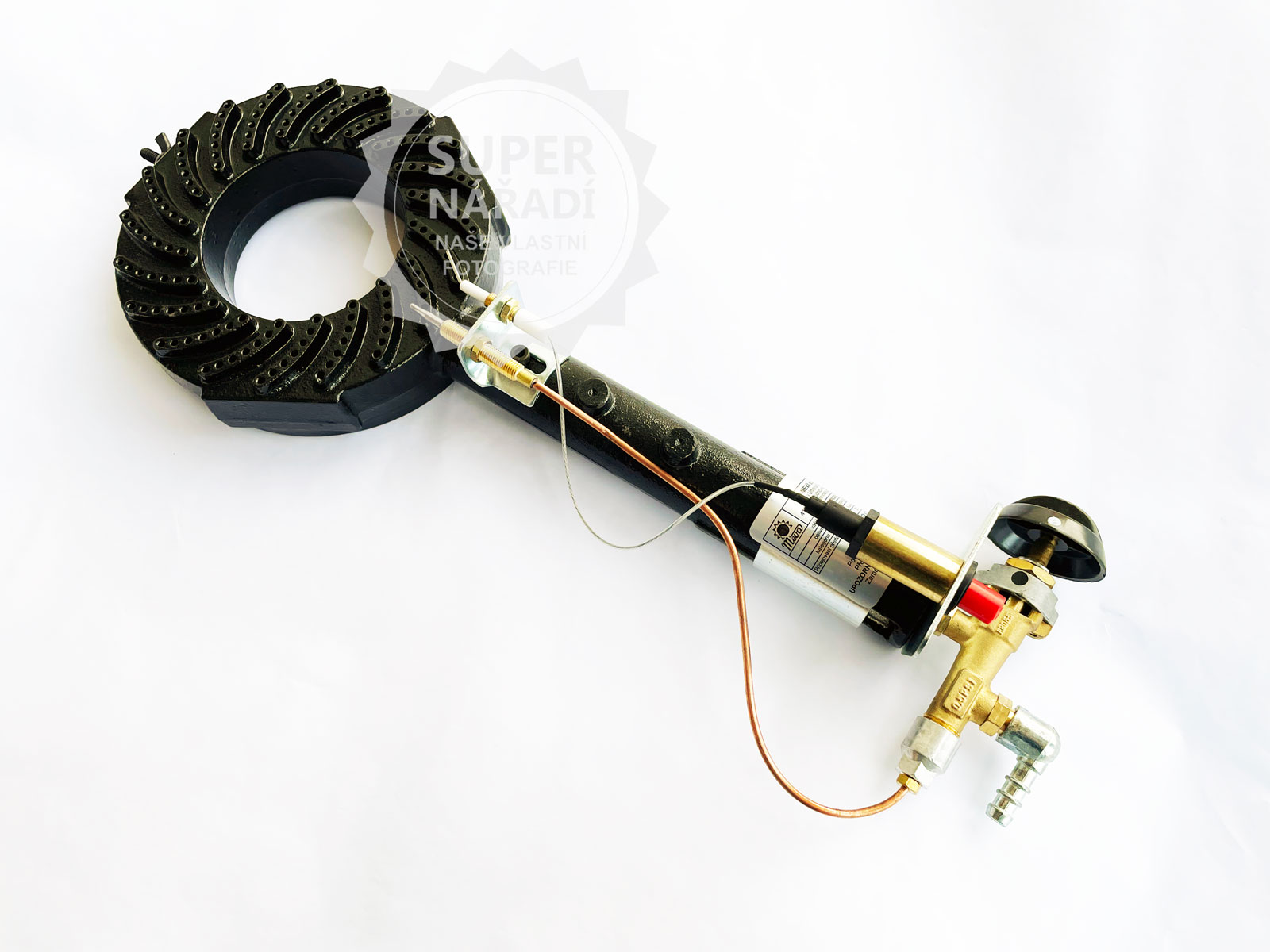 Meva ND náhradní hořák UE312-2TP komplet, pro vařič Zeus TP Piezo, termopojistka