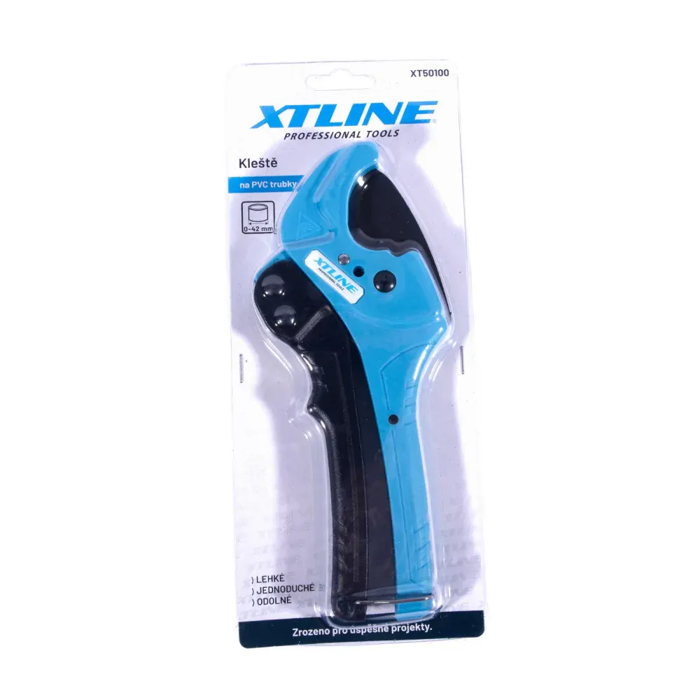 XTLINE Nůžky na PVC plastové trubky 3-42 mm XT50100 s teflonovým nožem