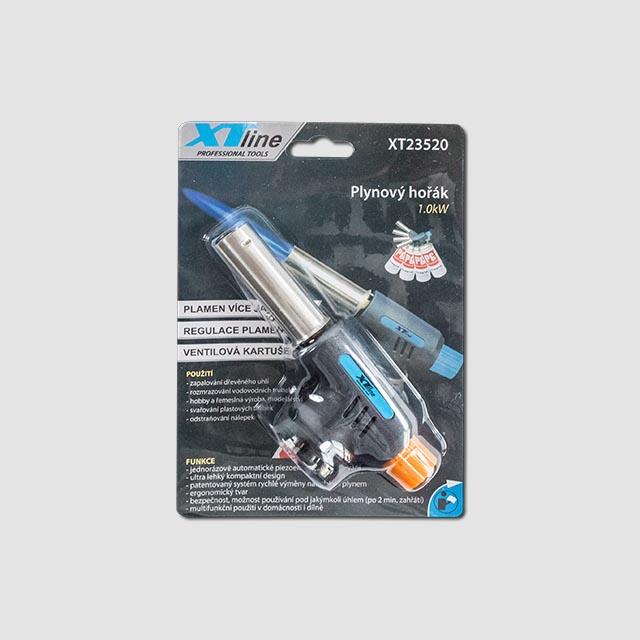 XTLINE Plynový hořák 1 kW XT23520 na ventilové kartuše 227g