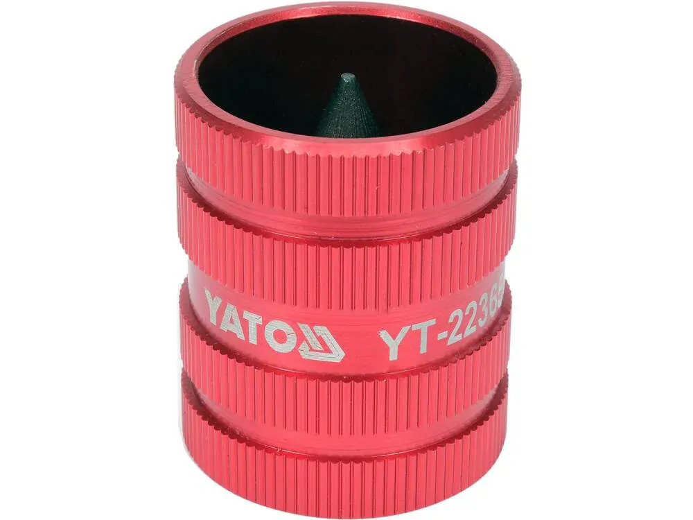 Yato Odhrotovač pro ocelové Fe a měděné Cu trubky 6-36 mm YT-22365 oboustranný, kovový Profi