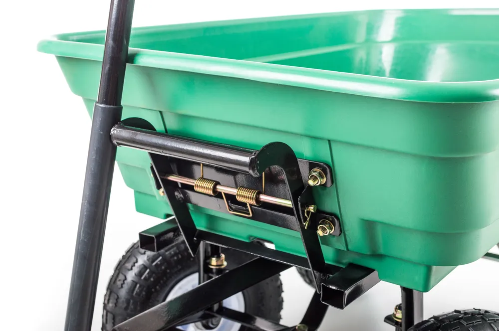 G21 Zahradní vozík GA 90, 6390215 do 130 Kg, sklápěcí korba, 4 kolečka