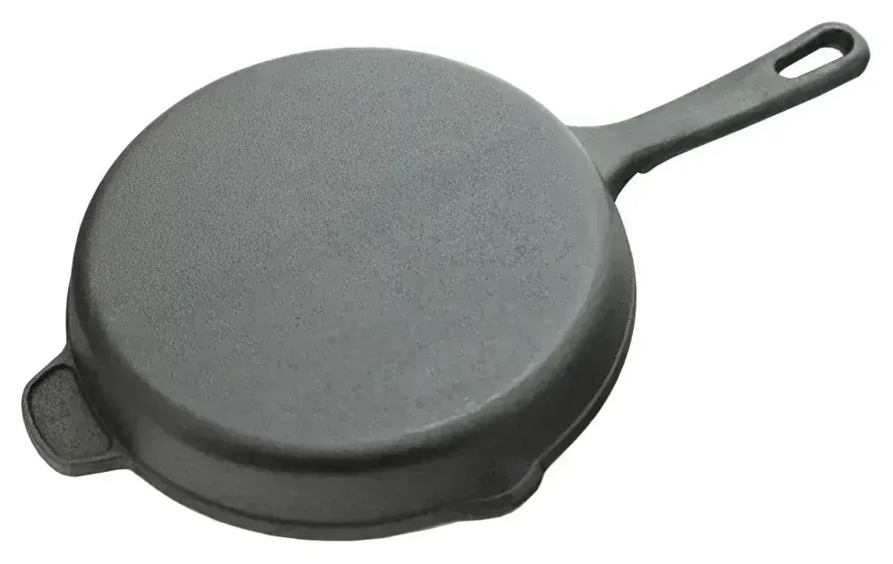 Cattara Grilovací pánev DUO LITINA 25 cm 13061, dělená, hladká-vroubky s madlem