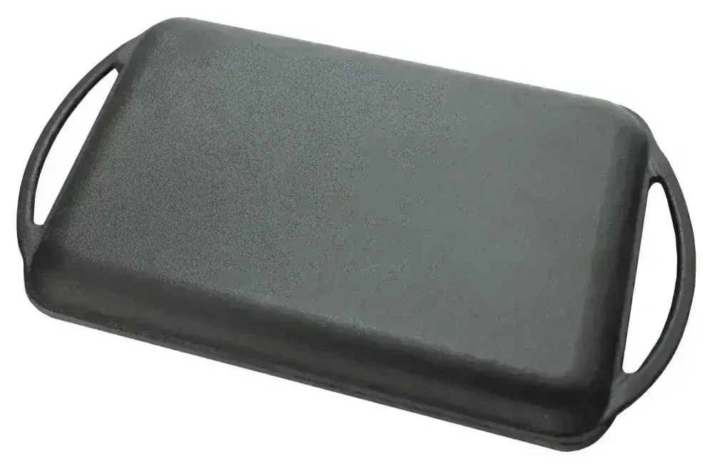 Cattara Grilovací pánev s držadly Litina 33x21,5cm 13062 vroubkovaná, obdélníková