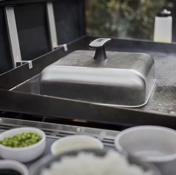 Weber grilovací víko, poklice 6783 nerezová 25x25x8 cm