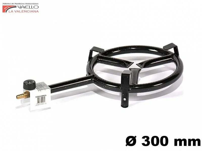 Plynový Paella SET hořák 6,8 kW 30 cm, litinová pánev 35 cm s madlem Gastro