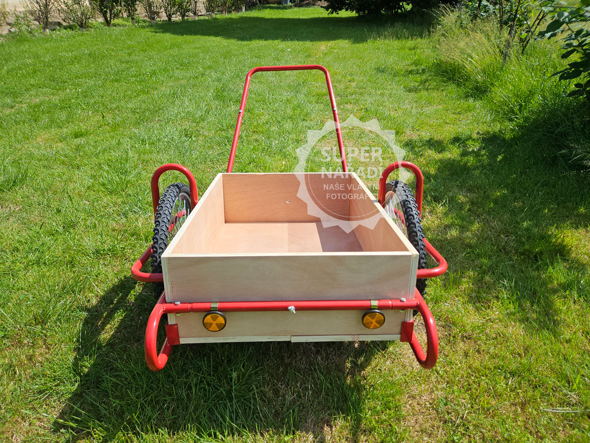 Vozík dvoukolák Optimus 89x63x25cm, nosnost 240kg Strend Pro 212543 - dřevěná korba, kárka
