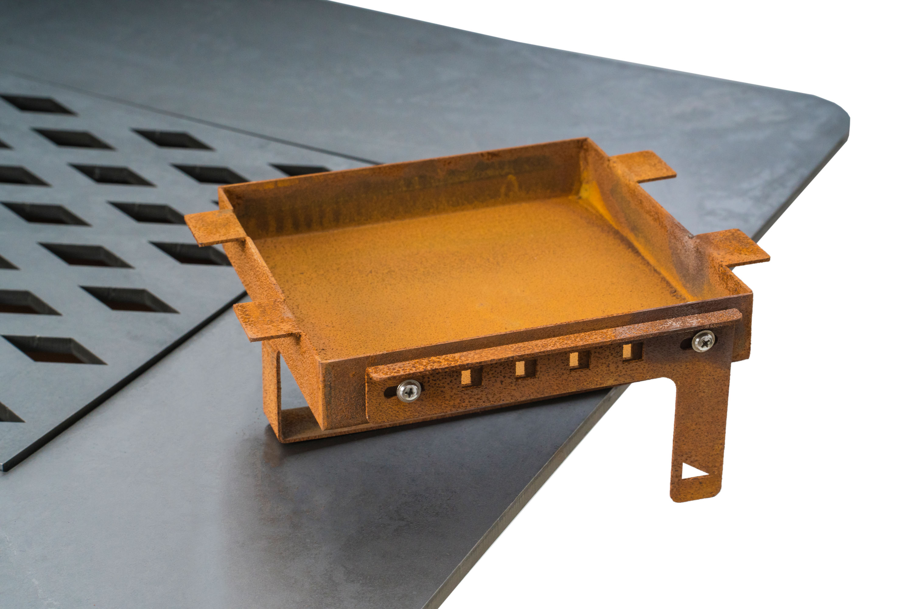 Gril G21 Montana Corten, s planchou 100 cm 63903213 čtvercové