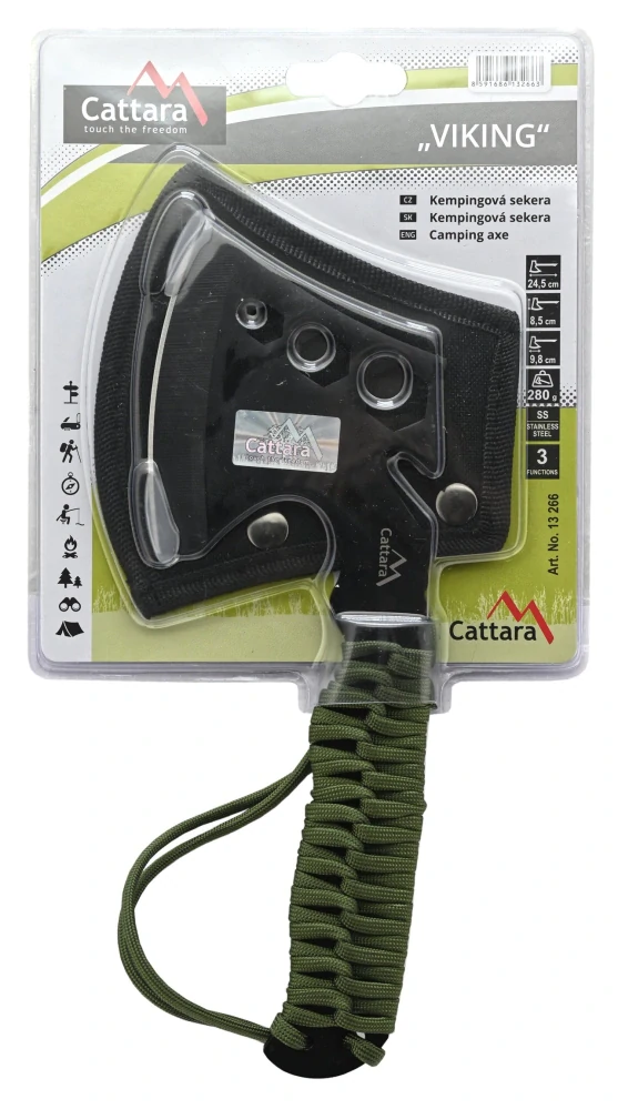 Cattara Sekera VIKING s pouzdrem 24cm 13266, pro kempování a outdoor