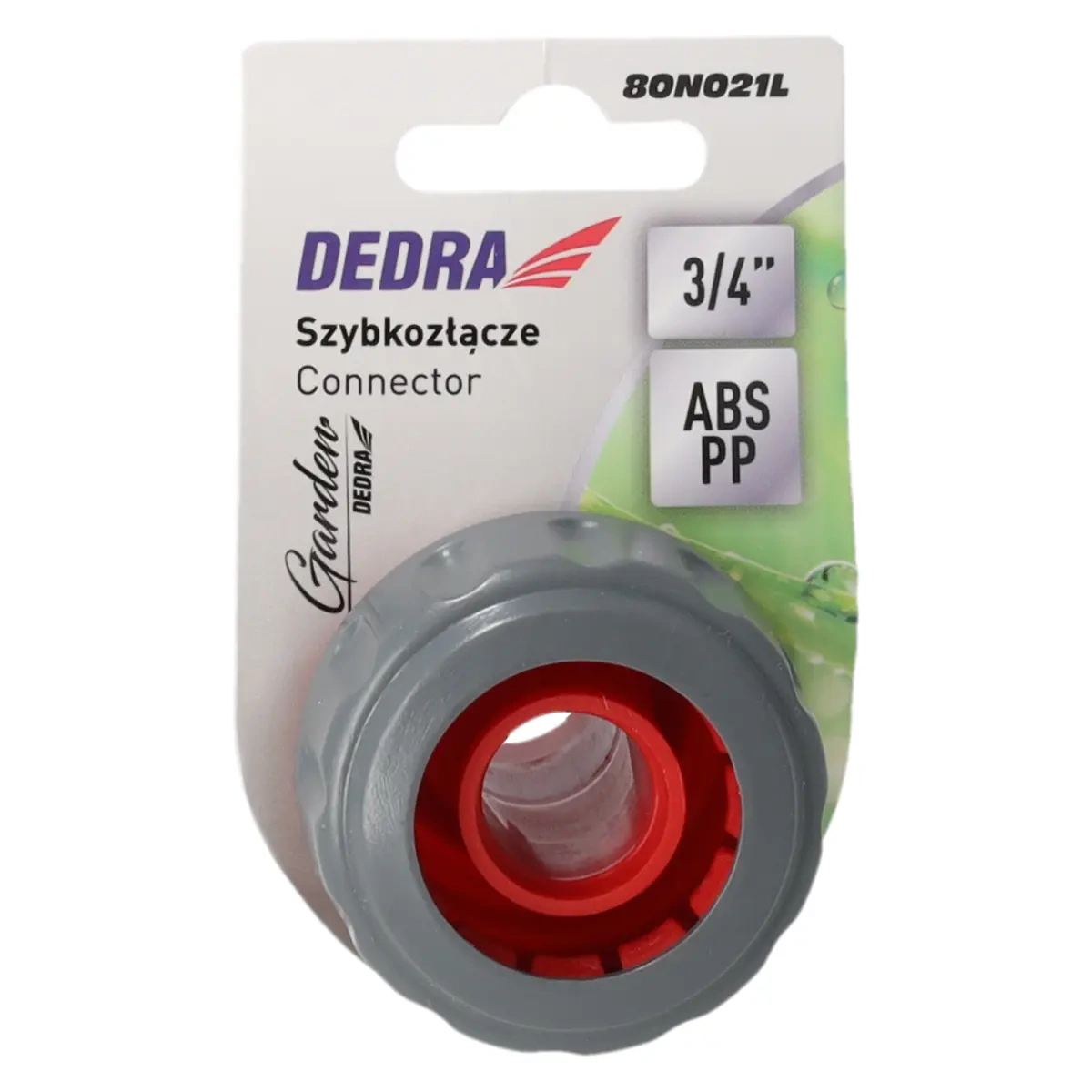 Dedra Rychlospojka 3/4" 80N021L na zahradní hadici, ABS a PP plast