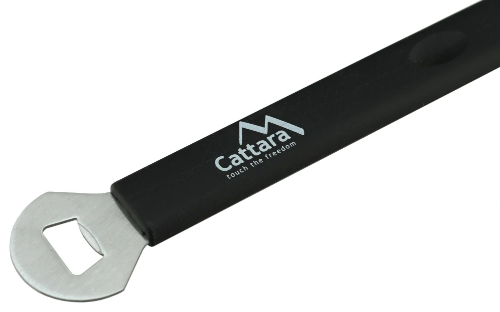Cattara Grilovací obracečka ORCA 45 cm, 14093 nerezová s otvírákem