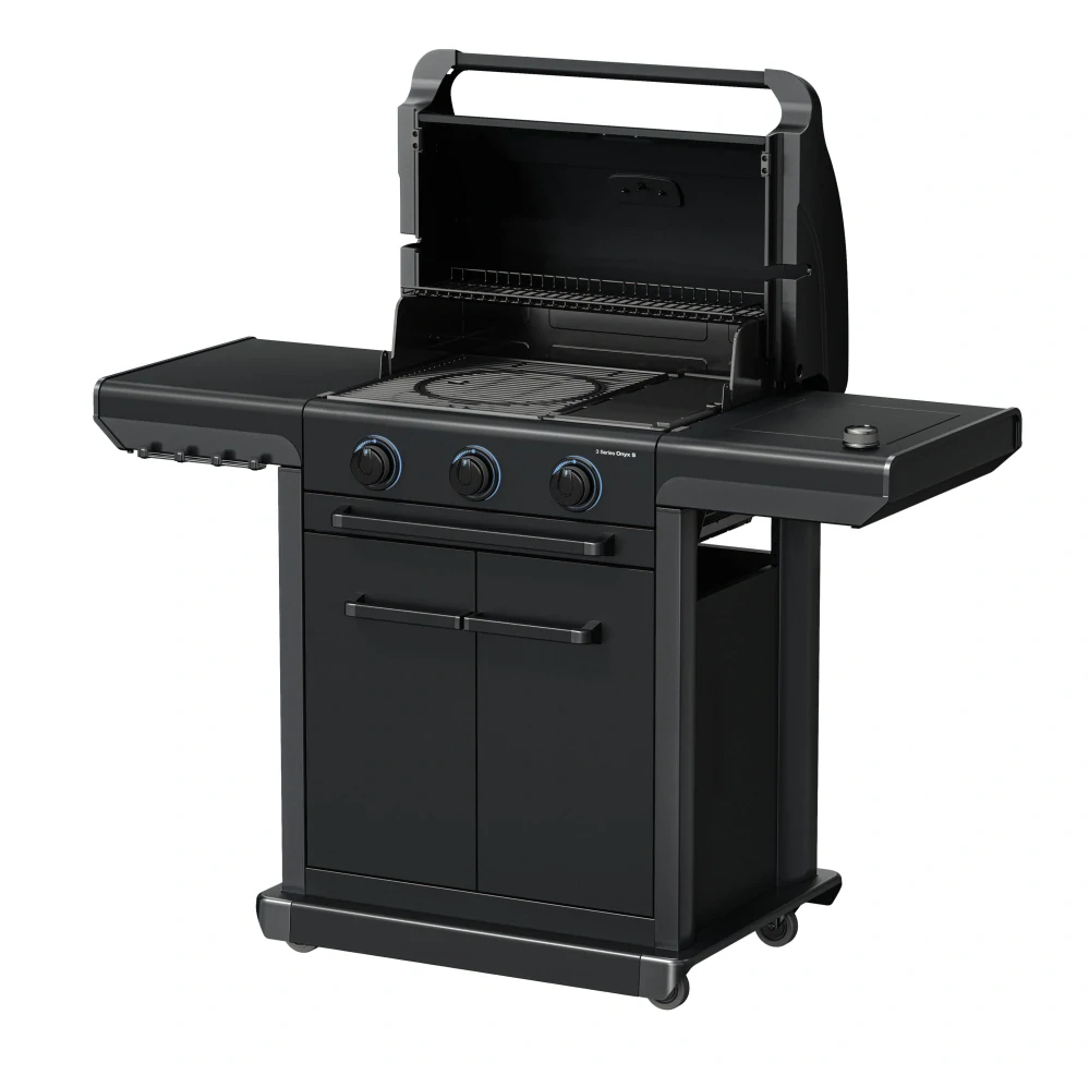 Campingaz 3 Series Onyx S plynový gril + boční vařič 2204785, 3+1 hořák 12,5 kW