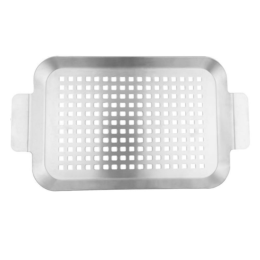 Strend Pro Plech na grilování nerez 34x18,5x2cm 2213009, děrovaný