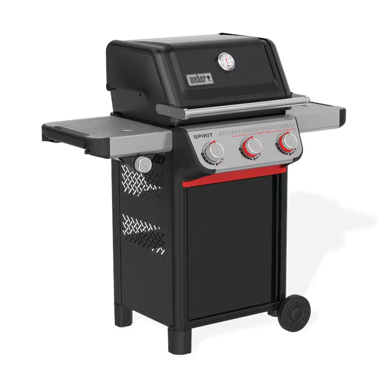 Plynový gril Spirit E-335 Weber 1501415, 3 hořáky + vařič, černý