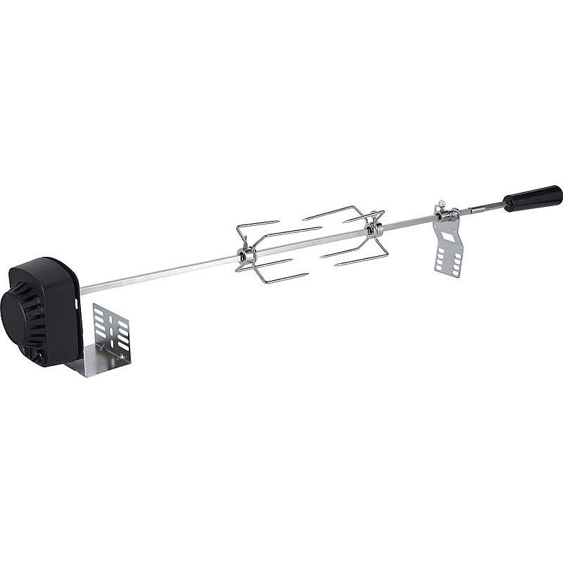 Strend Pro Elektrická grilovací jehla 64 cm s motorkem 230V, 2213023 + úchyty, čtyř-bodce, do 5 kg