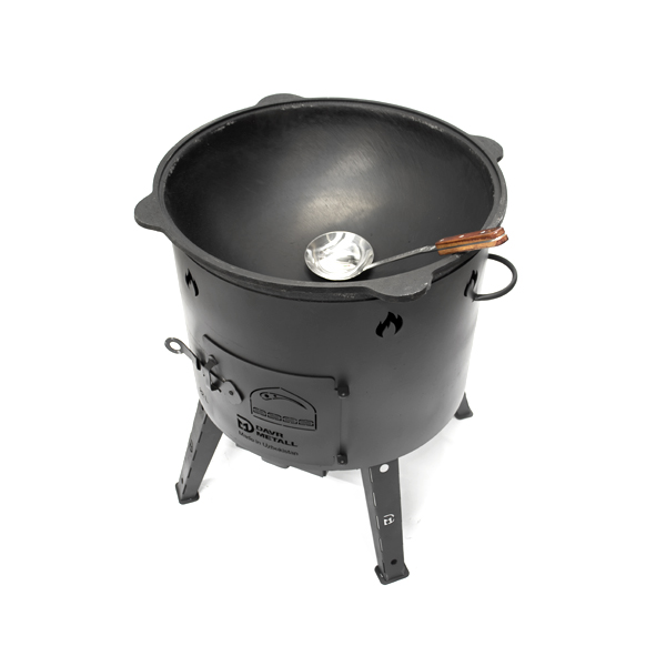 Davr Uzbecká kotlina 49 cm pro kotlíky 22 l s popelníkem, plech 2 mm