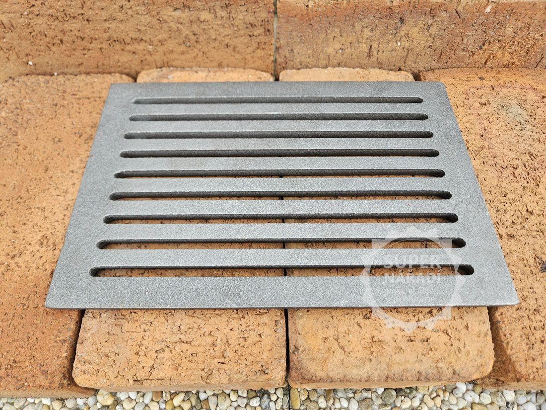 Strend Pro Litinový rošt 315x210x12mm 12x8" 221695, do topeniště kamen, krbů