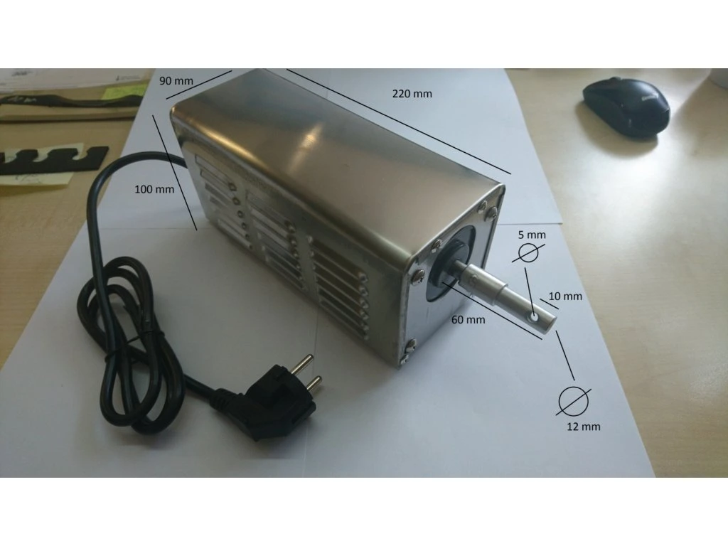 Texim Grilovací motor do 100 kg (50 Kg) 30W, 3 ot./min., 34828, nerezový, elektrický 230V