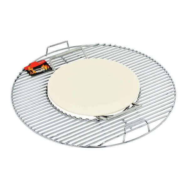 Grilovací rošt BBQ systém 47cm Flash, chrom, rošt 44 cm - kruhový 57642, odnímatelný střed