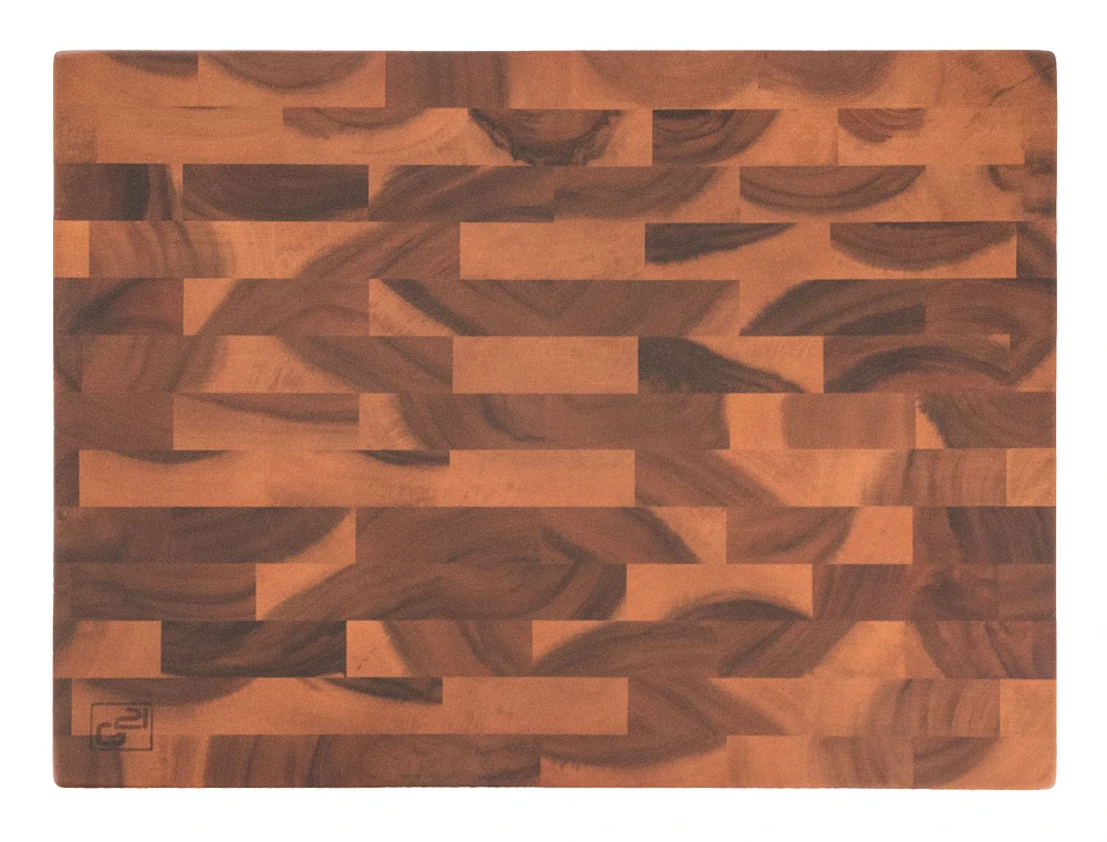 Špalek na maso G21 akácie 520 x 390 x 40 mm 635436, dřevěný, tmavě hnědý
