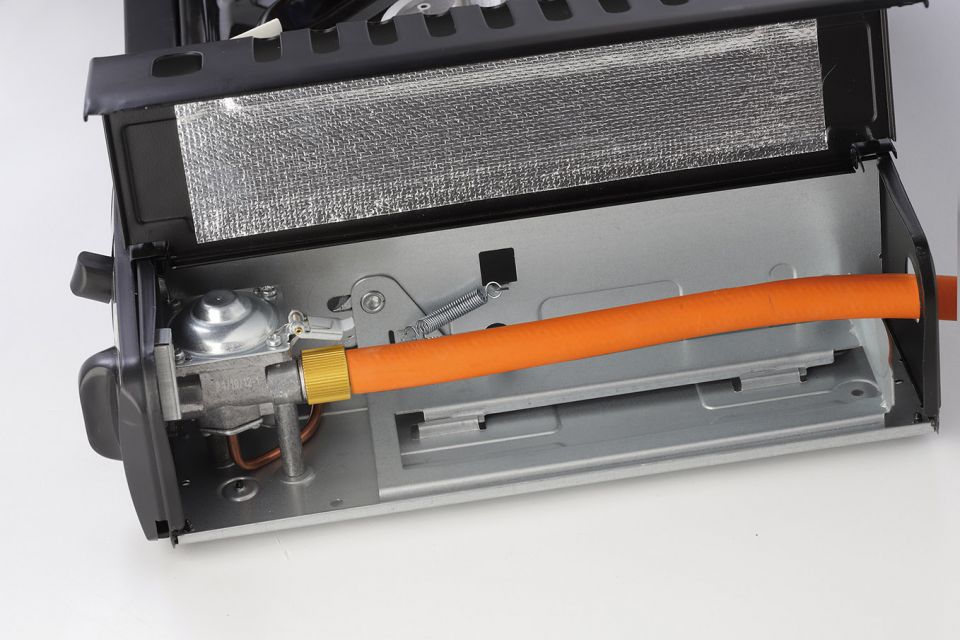 Meva plynový vařič Thunder DUAL UKP25003 na kartuše 227g a PB láhev, černo-zelený