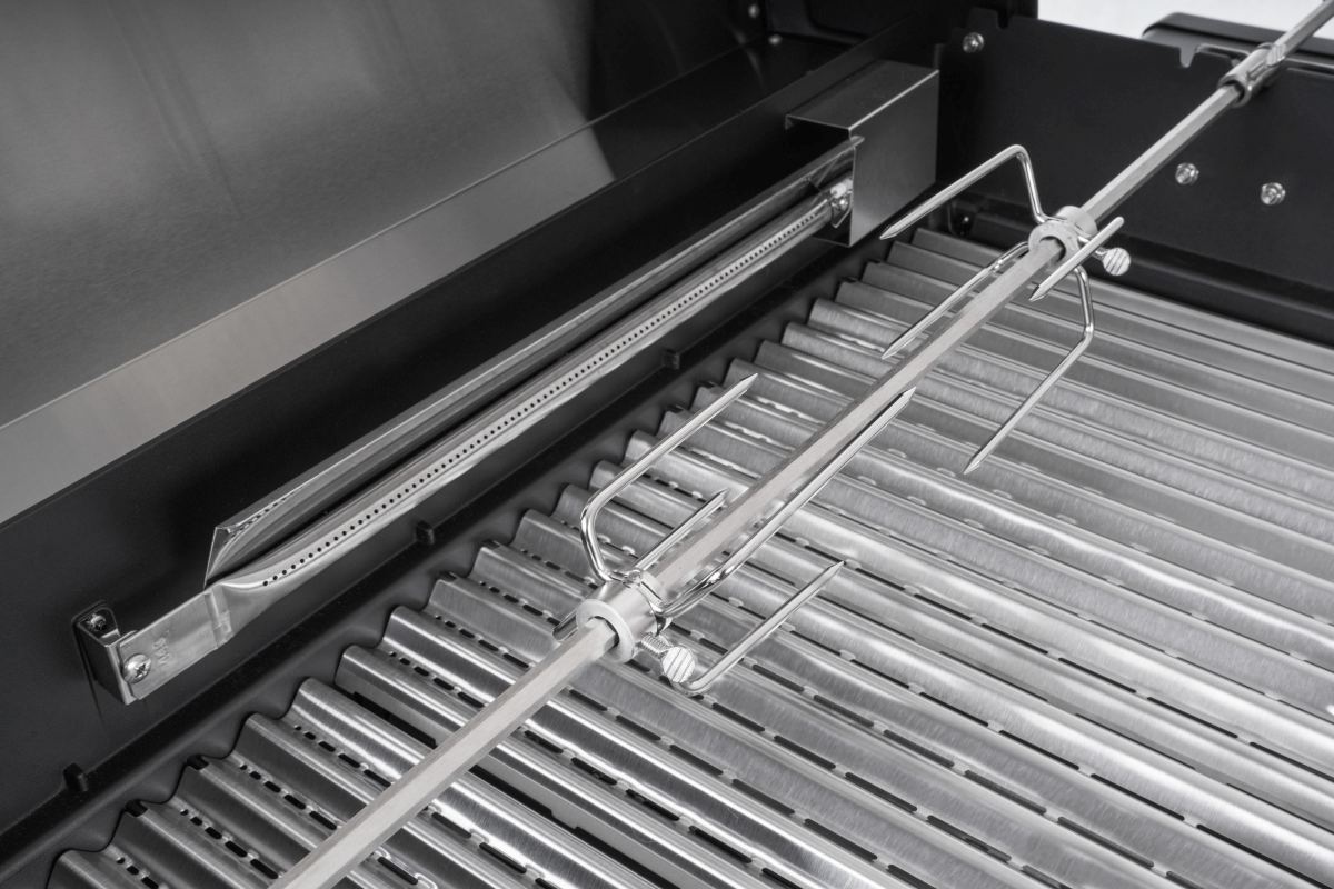 G21 Plynový gril 21kW Michigan BBQ Premium Line, 6 hořáků 6390312, černý, skříňový, 230V jehla