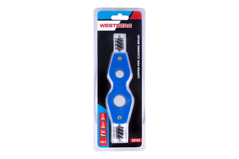 Westberg kartáč na měděné trubky 4v1 vnitřní/vnější 15, 22 mm, 22157