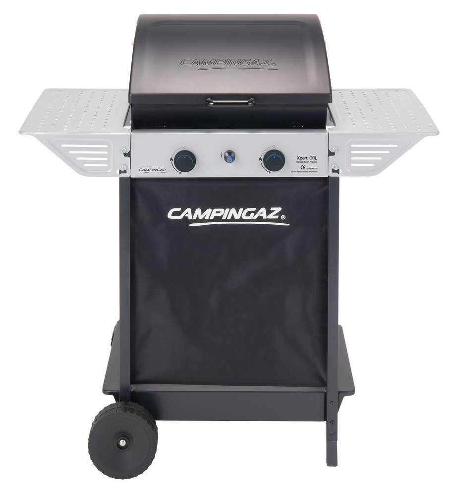 Plynový gril Xpert 100 L, 7 kW, 2x hořák, plechové stolíky Campingaz