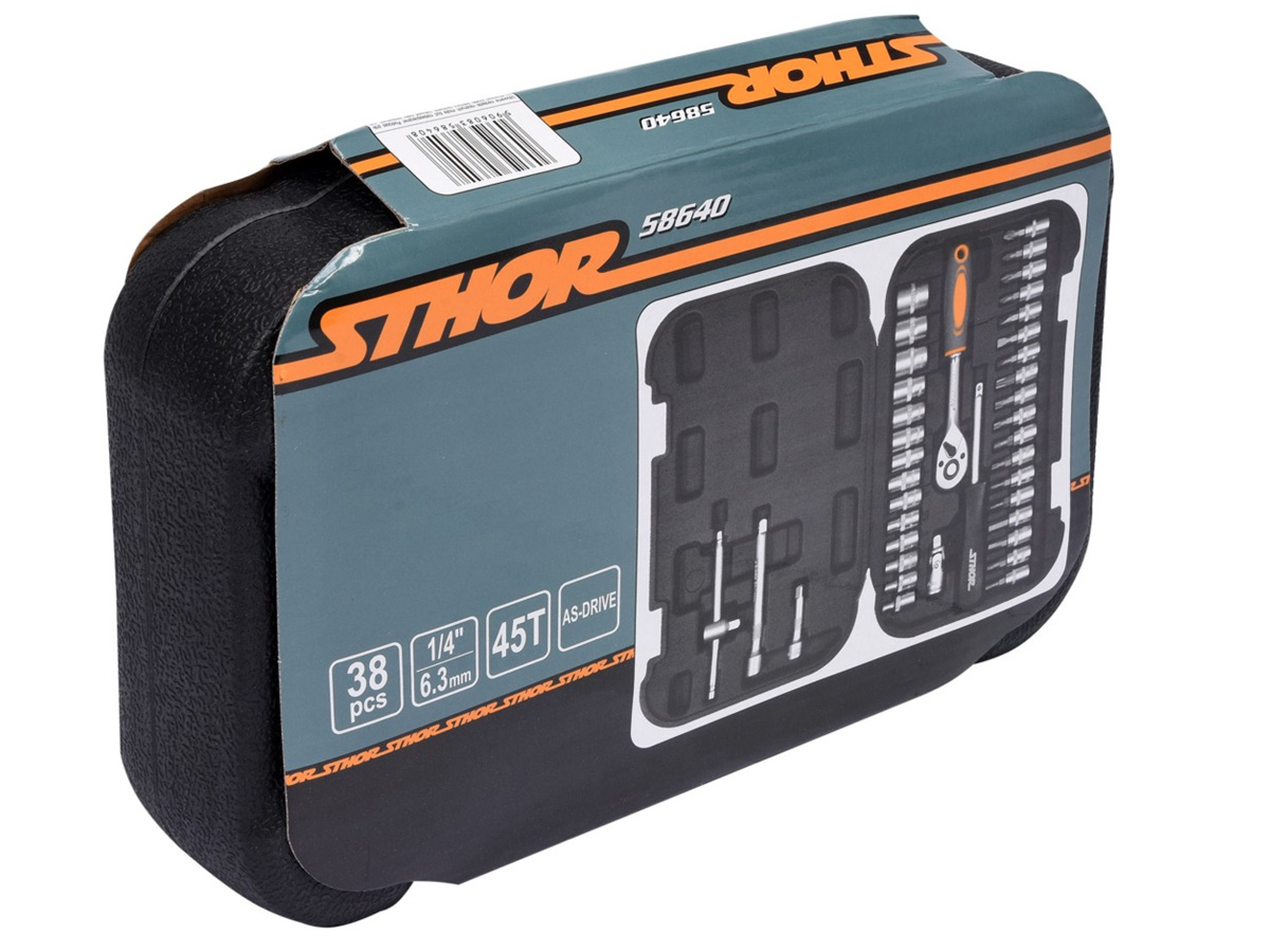 Gola sada STHOR 1/4" 38 ks, Compass TO-58640