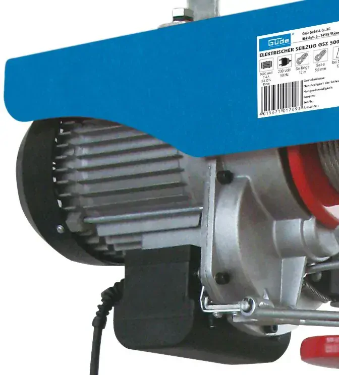 GÜDE Elektrický lanový zvedák GSZ 500/1000, 1709
