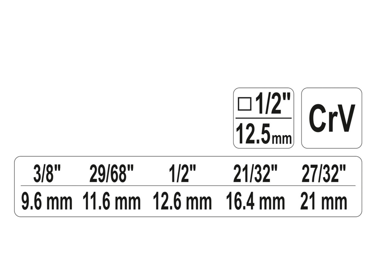 YATO Nástavec pro ráčnu 1/2", klíč na radiátory YT-03316