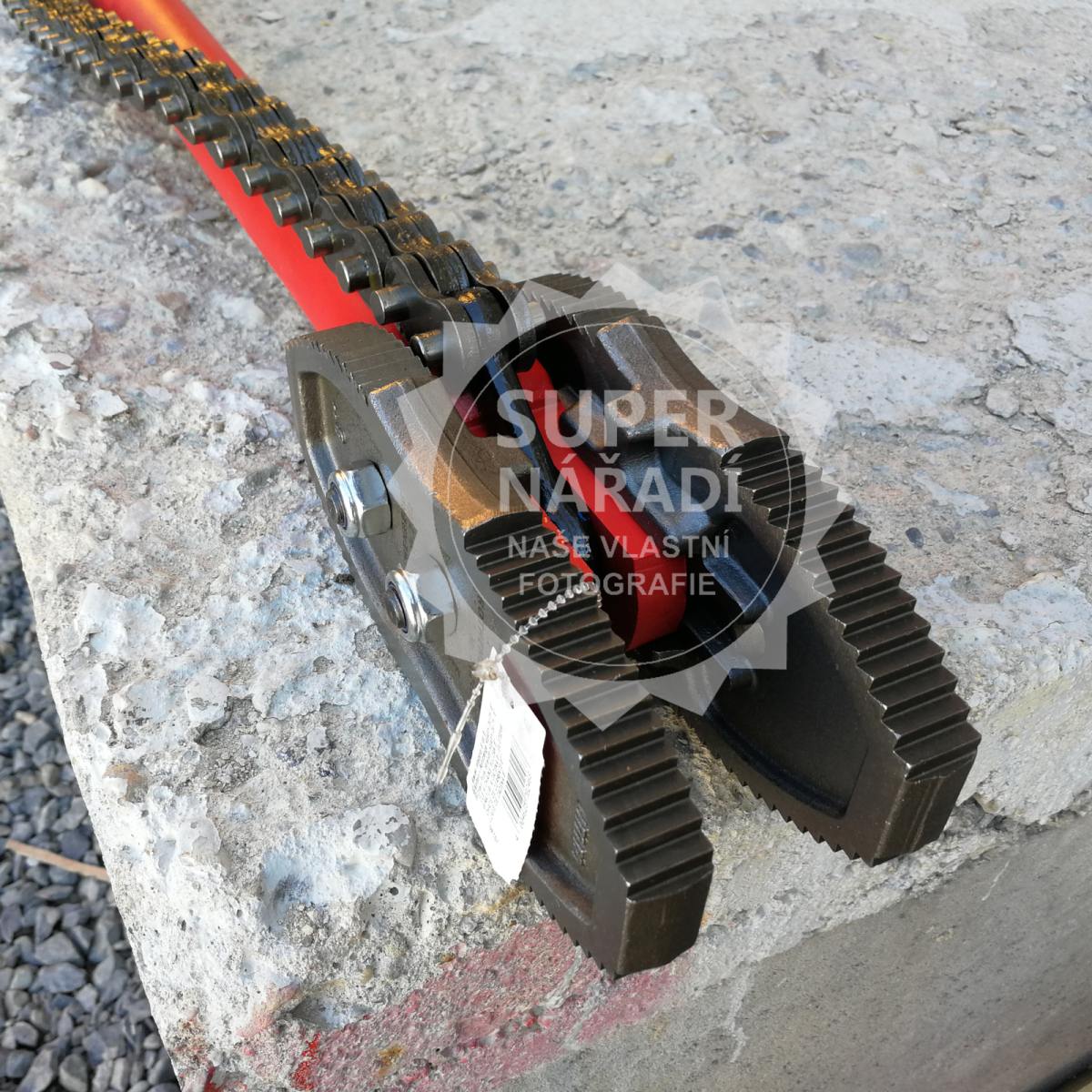 Řetězový hasák 8", L 1280 mm, řetězové kleště, Rothenberger 70246