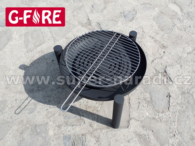 Kovové ohniště TRIPOD 60 ECO "2", s grilovacím roštem, GFIRE