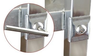 Servírovací vozík nerez Beeketal BSW-2 gastro pojízdný 2 police rozměry 855 x 505 x 935 mm