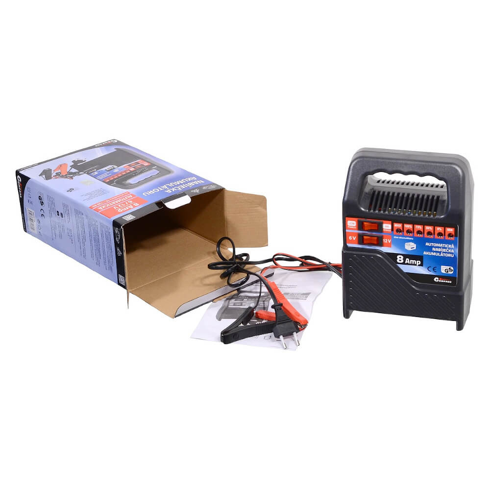 Compass Nabíječka 8Amp 6/12V, 07138