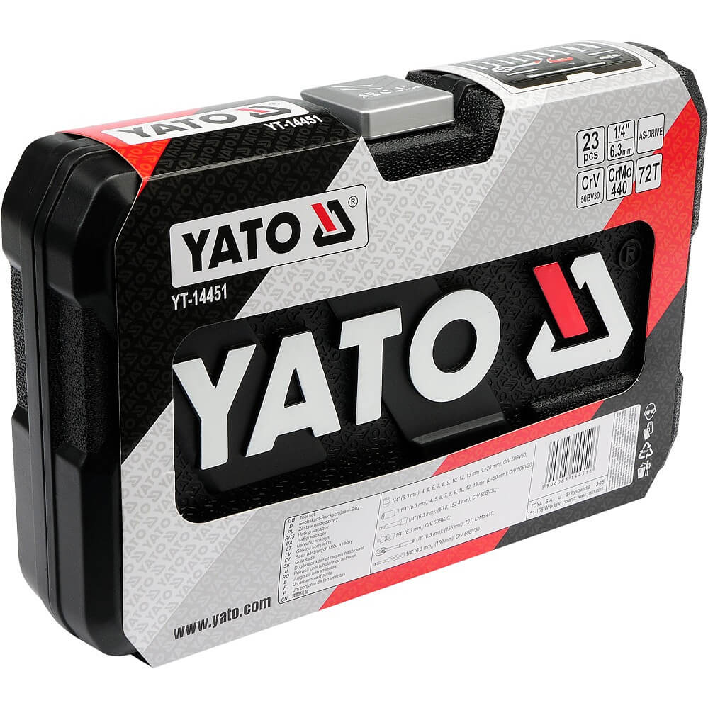 Gola sada 1/4" 23 ks Yato 14451