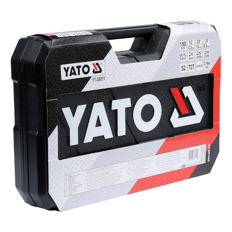 Gola sada 1/2", 3/8", 1/4" 150 ks Yato 38811
