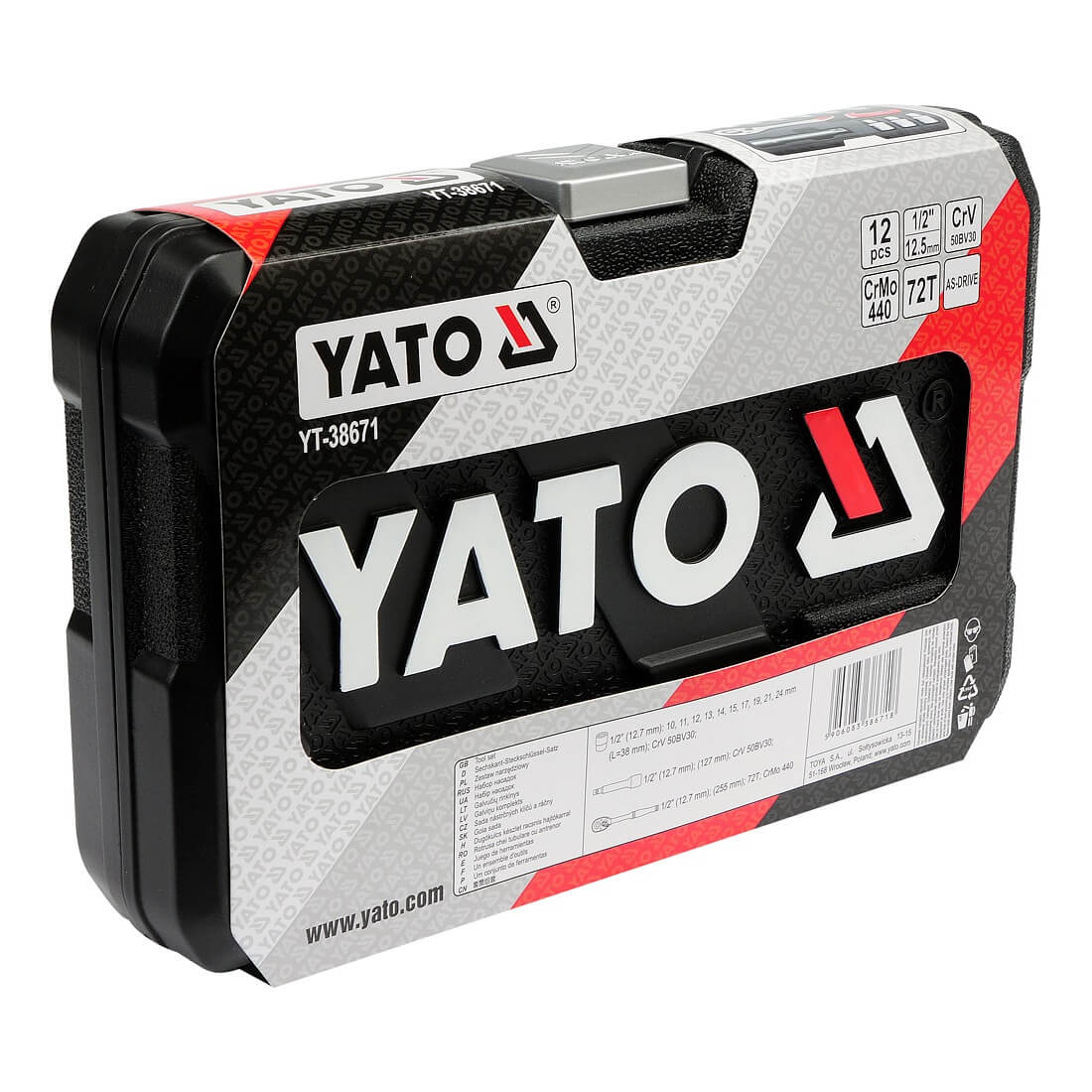 Gola sada 1/2" 12 ks Yato 38671