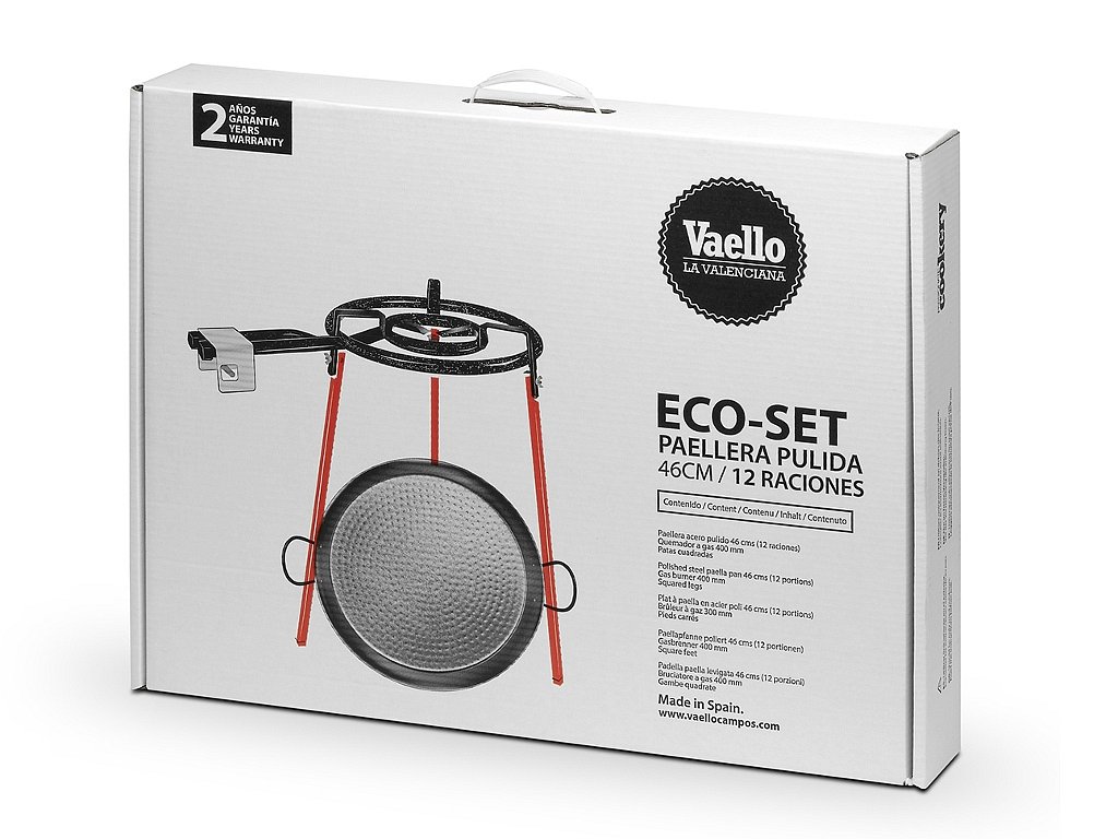 Paella VACA EcoSet 46 cm + 40 cm hořák, nožky P6140 Vaello Campos Original