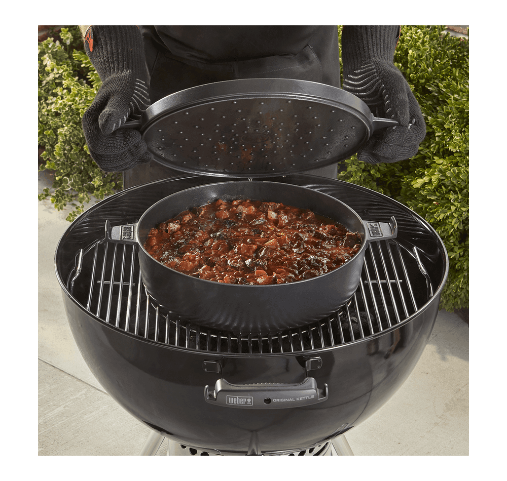 Weber Litinový hrnec GBS 2v1 33 cm Gourmet BBQ System 8857