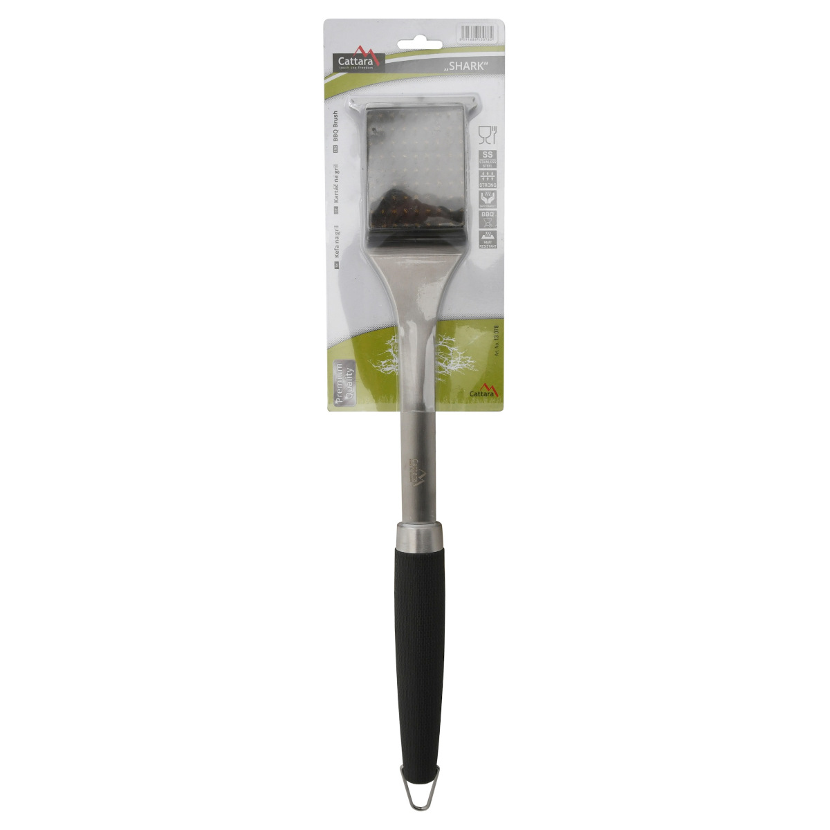 Kartáč na gril 45 cm Shark Cattara 13078