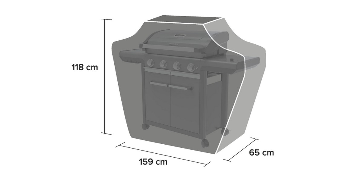 Obal na gril XL Classic černý 159x65x118cm Campingaz 2000037297 pro řadu 4 series