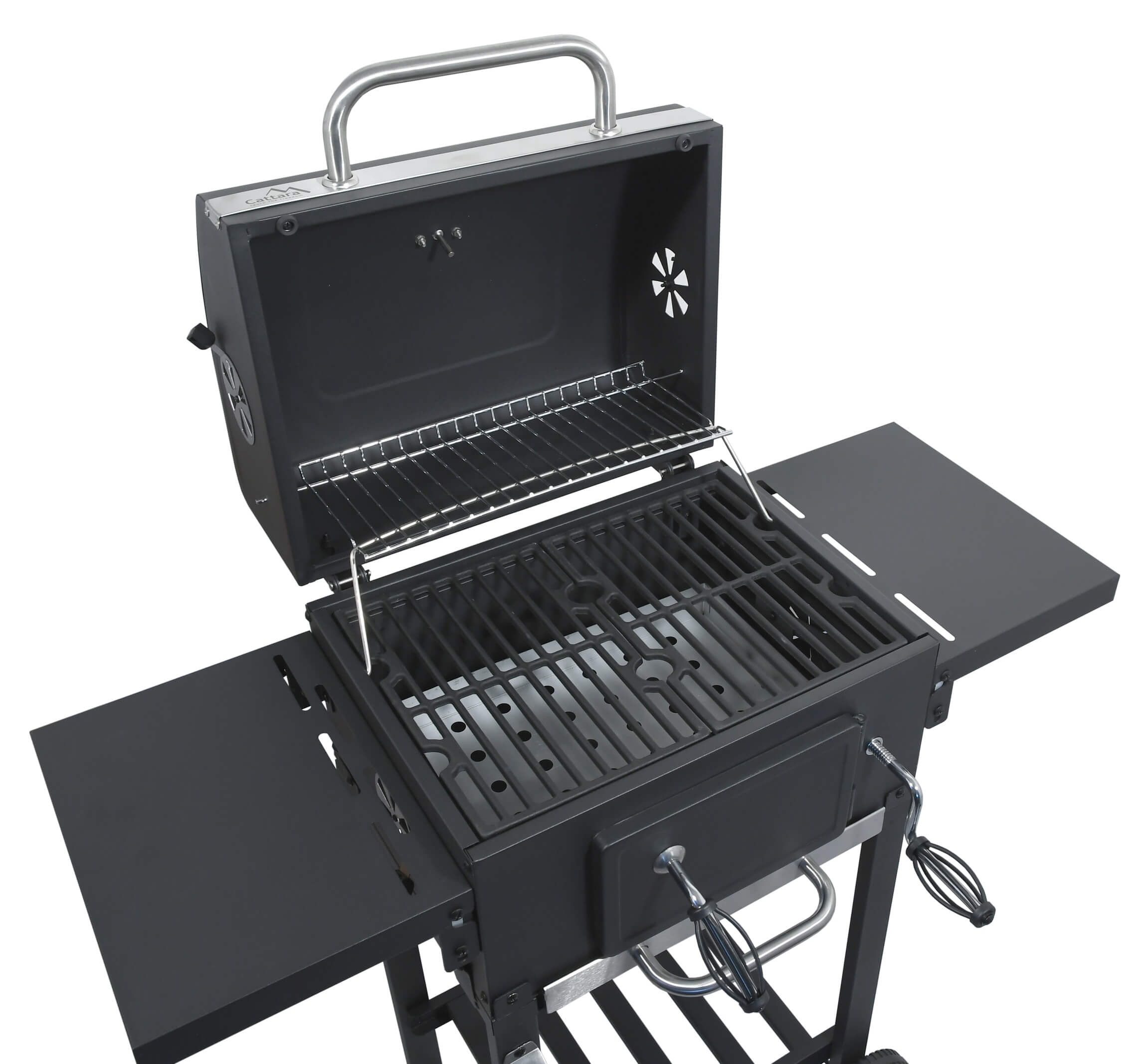 Cattara Gril na dřevěné uhlí Royal Partner 13039 s litinovým roštem 43 x 31 cm