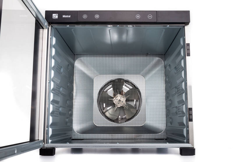 G21 Mistral sušička potravin, ovoce 10 táců, 1100W nerez 6008113