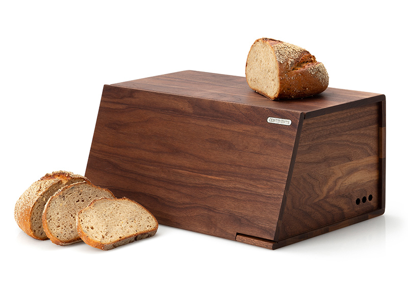 Dřevěný chlebník OŘECH 40x26 cm Continenta C4260