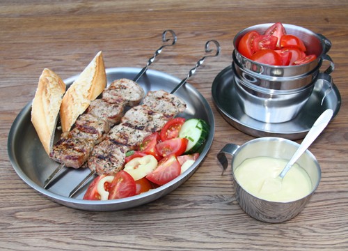 Grilovací jehly 20 cm, 6 ks, ploché, nerez Kolimax špízy 108203