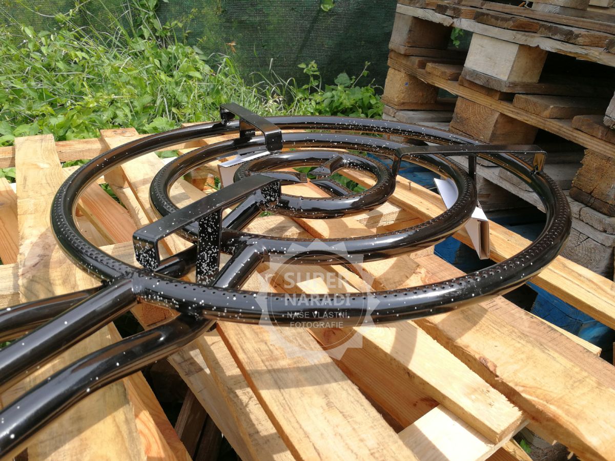 Paella hořák 60 cm 19 kW na zemní plyn 20mbar, 3-kruhový, Vaello Campos P1660G, vařič