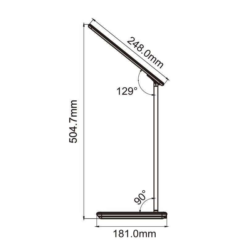 LED stolní lampička JOY DL2301/B, bezdrátové nabíjení Nedes 55555407